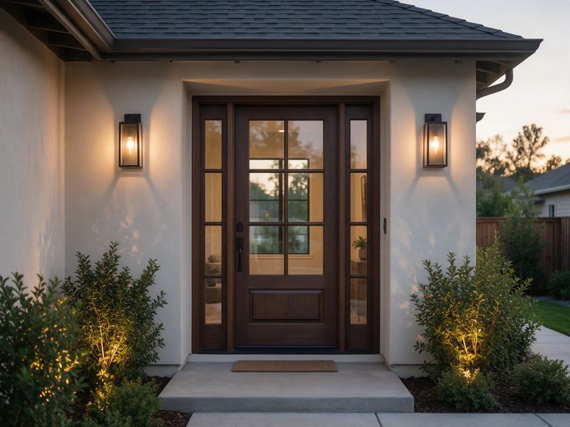 landscape lighting project near Franklin, TN