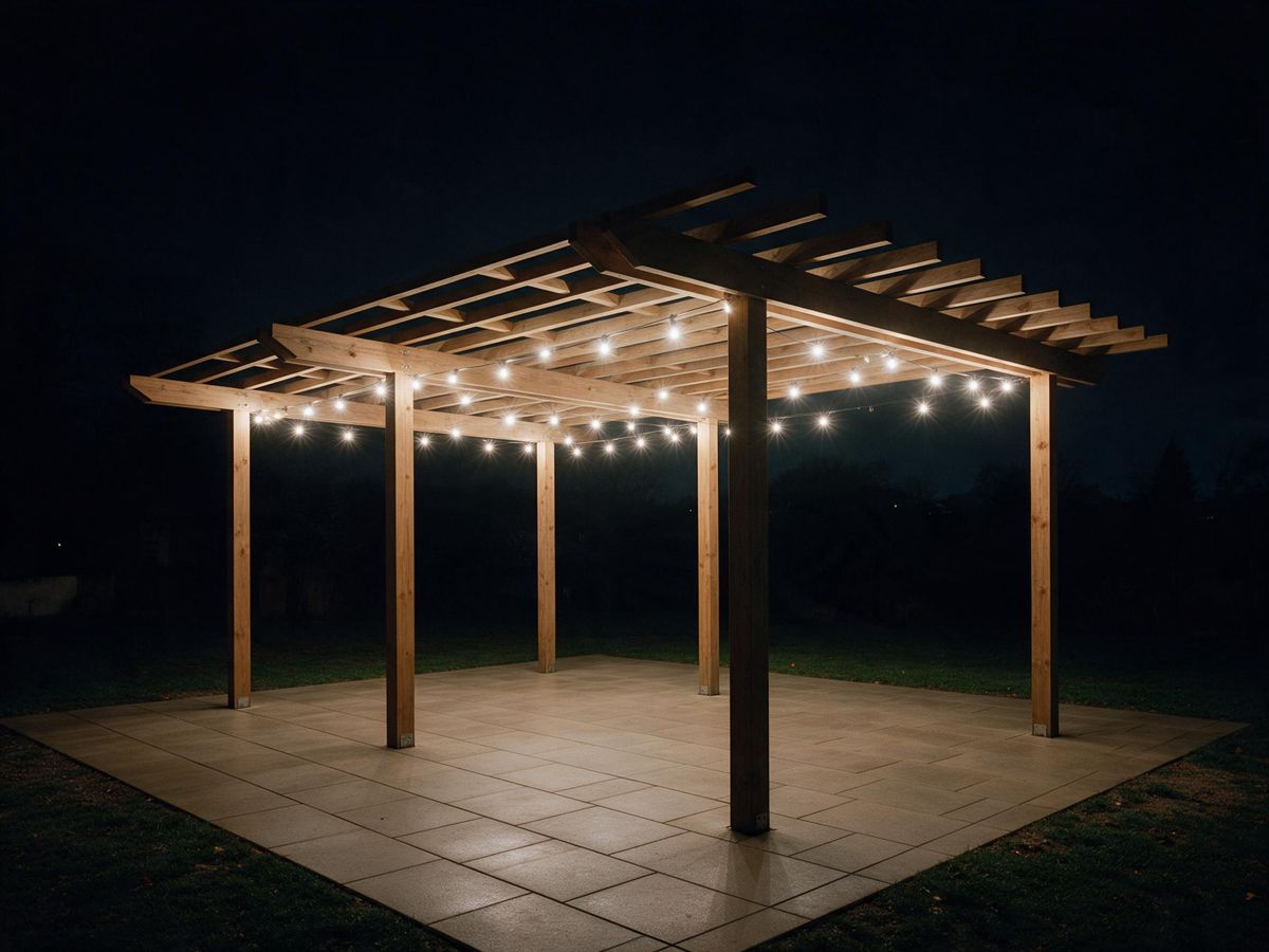 landscape lighting project in College Grove, TN