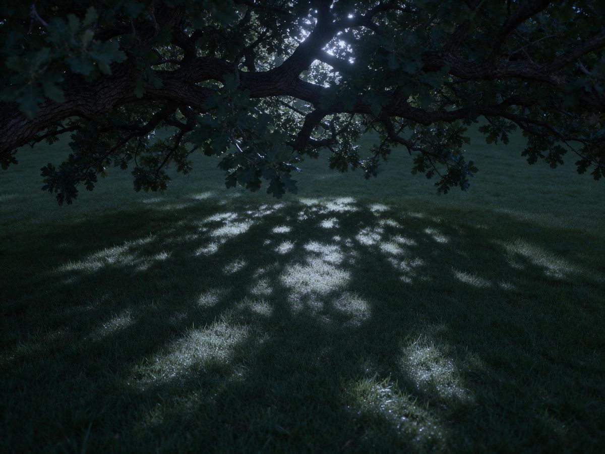 landscape lighting project in Leiper's Fork, TN